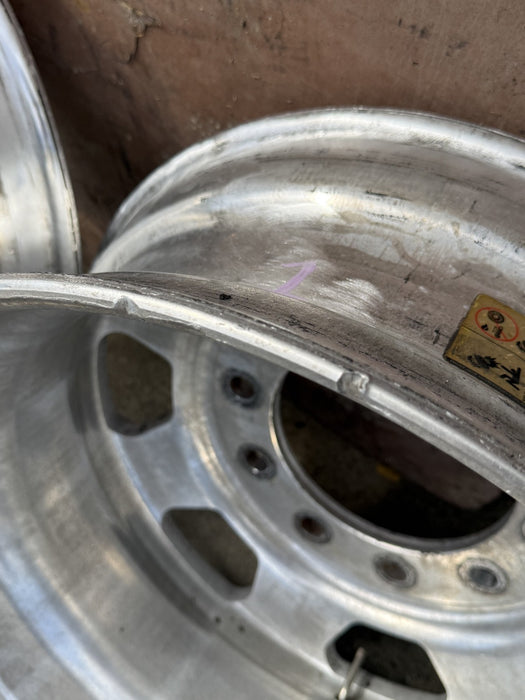 KENWORTH SEMI TRUCK WHEEL RIM 22.5 OEM *DAMAGED 5 & 6* (#1)