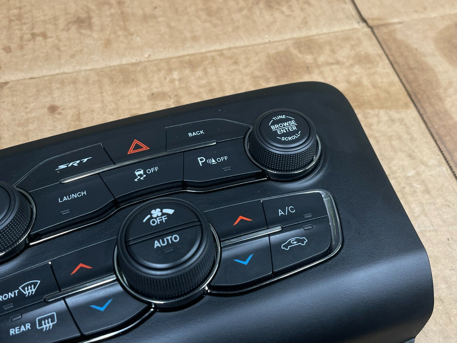 2016 DODGE CHARGER HELLCAT A/C HEATER CONTROL SWITCH PANEL "SRT" BUTTON