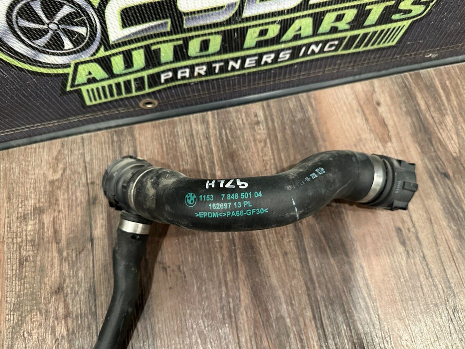 2020 BMW M4 F82 UPPER LEFT RADIATOR COOLANT HOSE OEM 11-53-7-848-501