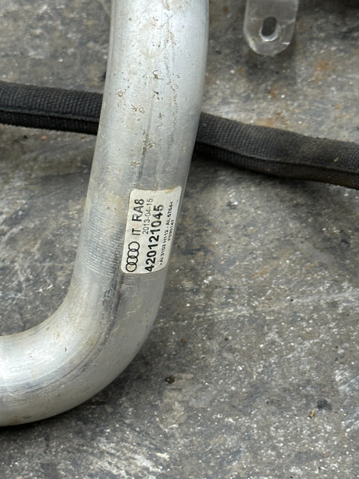 2014 AUDI R8 FRONT LEFT COOLANT HOSE PIPE OEM 420 121 455 420121455 420 121 045