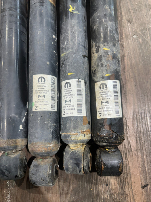 2024 DODGE RAM 3500 LARAMIE FRONT REAR SHOCK STRUT SET OEM