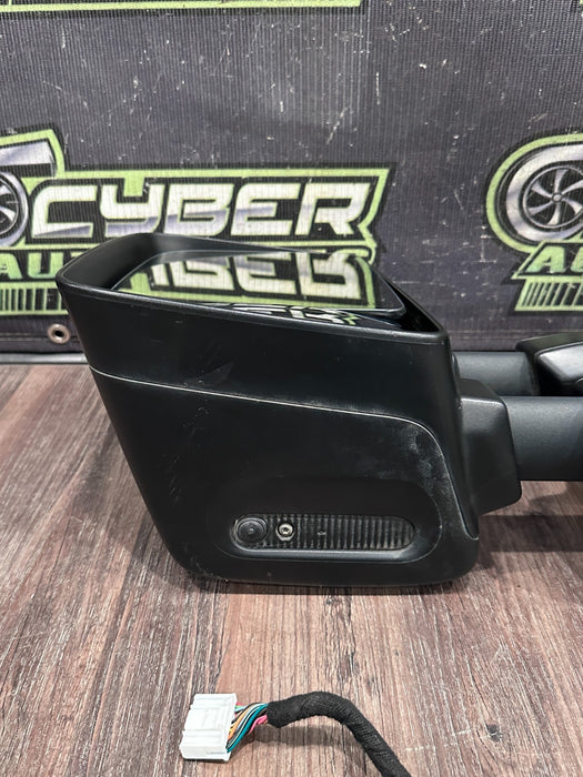 2017 NISSAN TITAN XD RESERVE LEFT CHROME MIRROR W CAMERA OEM 96302 EZ92A