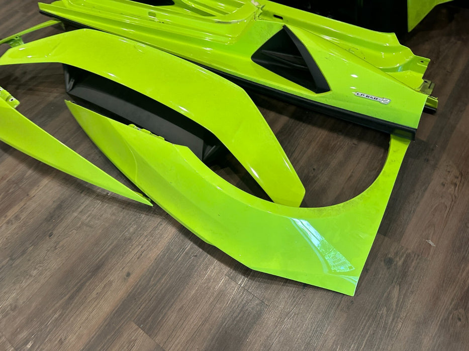 2024 LAMBORGHINI HURACAN TECNICA REAR BUMPER SIDE SKIRTS FENDER WING OEM GENUIN