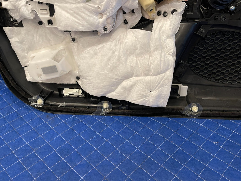 2017 INFINITI Q50 RED SPORT FRONT PASSENGER RIGHT DOOR PANEL ASSEMBLY OEM