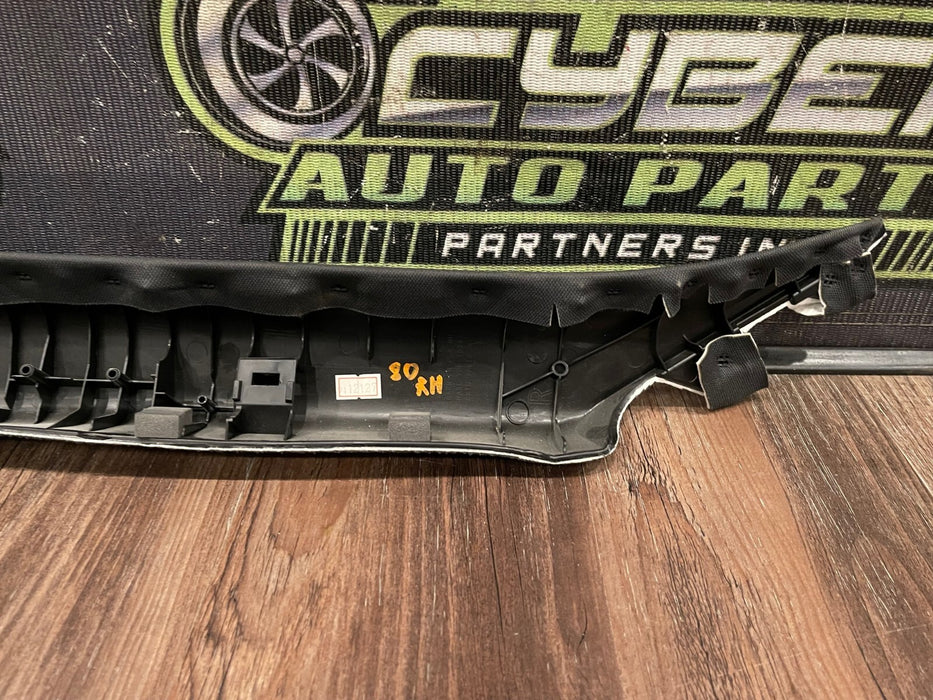 2018 NISSAN 370Z NISMO PASSENGER RIGHT INTERIOR A PILLAR TRIM PANEL OEM
