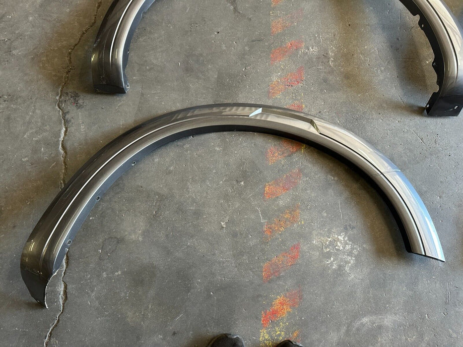 2016 2019 NISSAN TITAN XD PRO-4X FRONT & REAR FENDER FLARE SET OEM 63810 EZ40A