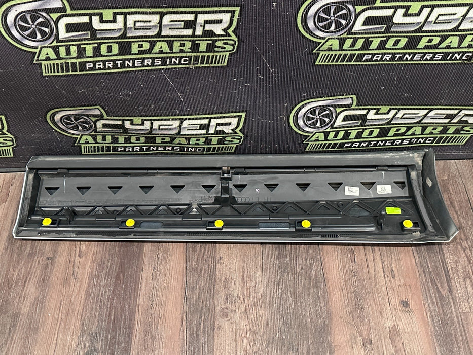 2020 AUDI RS Q8 REAR LEFT LOWER DOOR MOLDING CARBON FIBER TRIM OEM 4M8 853 969 D