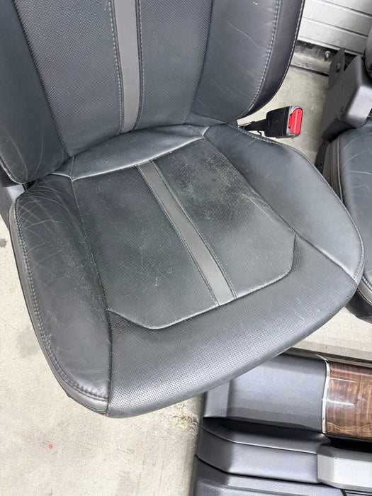 2017 2018 2019 FORD F250 F350 F450 PLATINUM INTERIOR SEATS CENTER CONSOLE PANELS