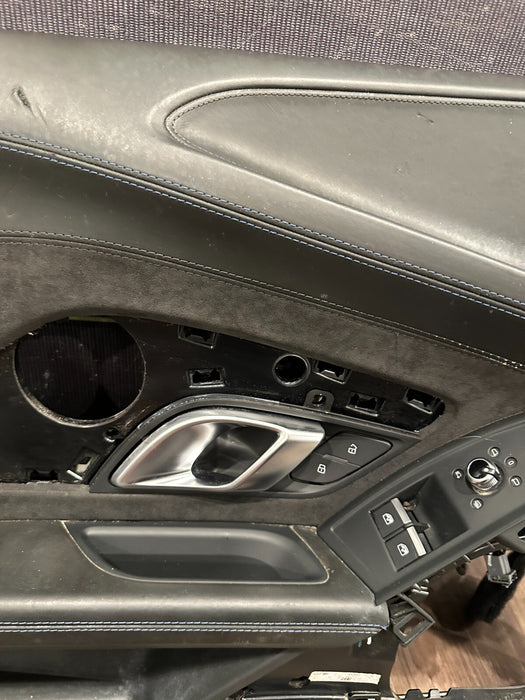2021 AUDI R8 PLUS LEFT DRIVER ALCANTARA DOOR PANEL OEM 4S1 867 106 Q ~SCUFFS~