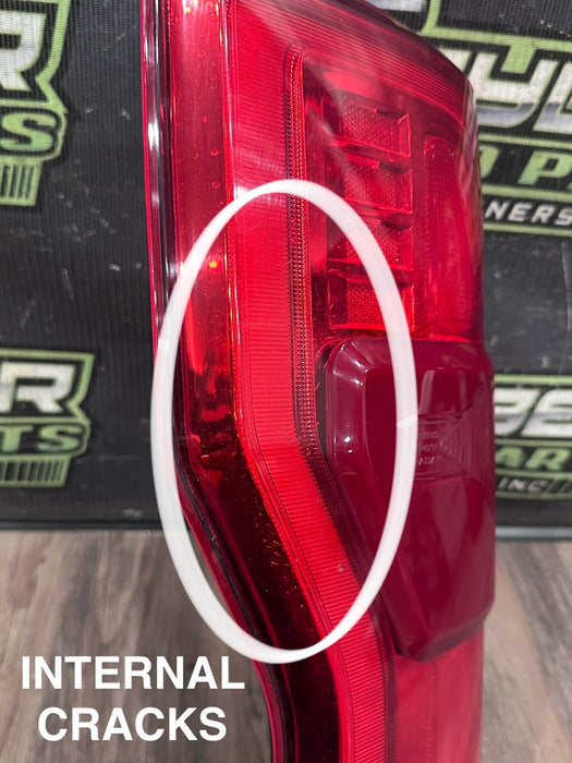 2017-19 FORD F250 F350 F450 DRIVER LEFT LED TAIL LIGHT OEM * SEE PICS 4-6*