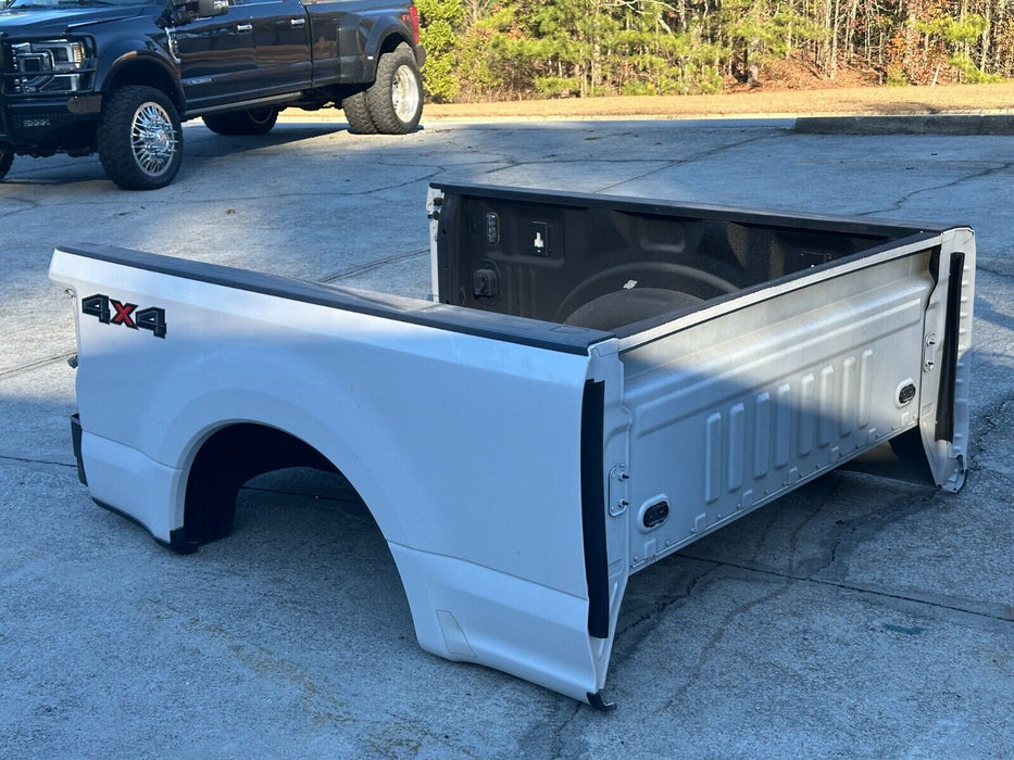 2017 2018 2019 FORD F250 F350 PLATINUM SHORT BED 6' 9" METALLIC WHITE (UG)