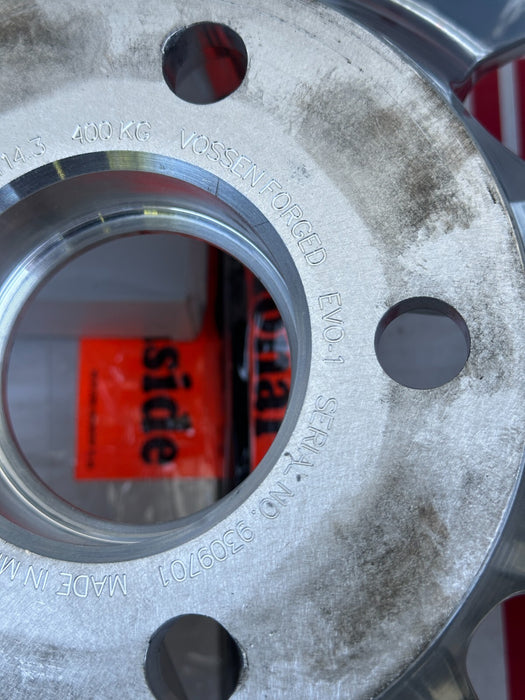 Vossen Forged Evo-1 3-Piece Wheels Rims 19x10.5 +3 18x9 +15 5x114.3 /$11K Retail