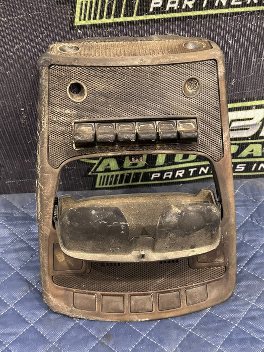 2017-2019 FORD F250 F350 F450 XLT OVERHEAD UPFITTER CONSOLE OEM *DAMAGE*