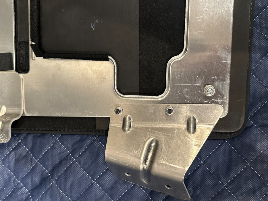 2014 AUDI R8  FLOOR MAT FOOT REST CARPET METAL UNDERNEATH OEM 423 864 420 B