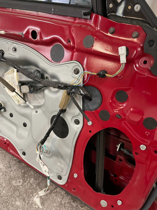 2009-2020 NISSAN 370Z COUPE DRIVER LEFT DOOR RED OEM