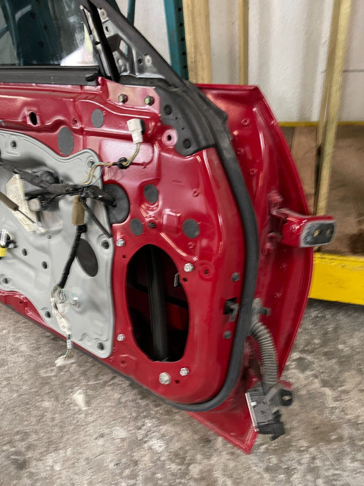 2009-2020 NISSAN 370Z COUPE DRIVER LEFT DOOR RED OEM