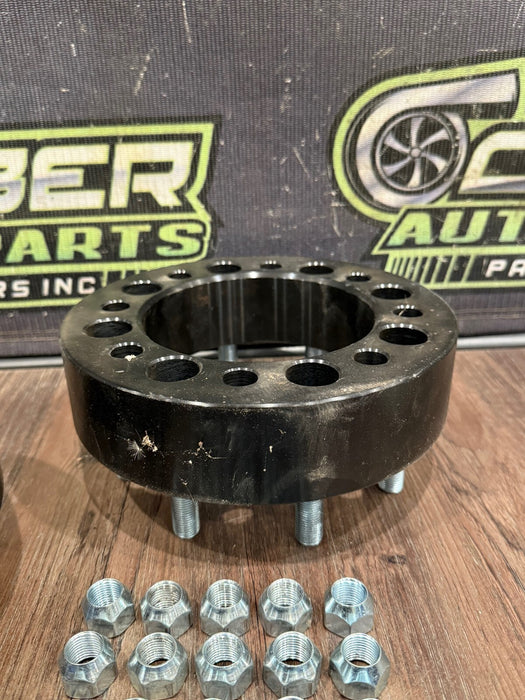 DODGE RAM 2500 3500 WHEEL SPACERS (3) 8X6.5 165.1 2'' INCH