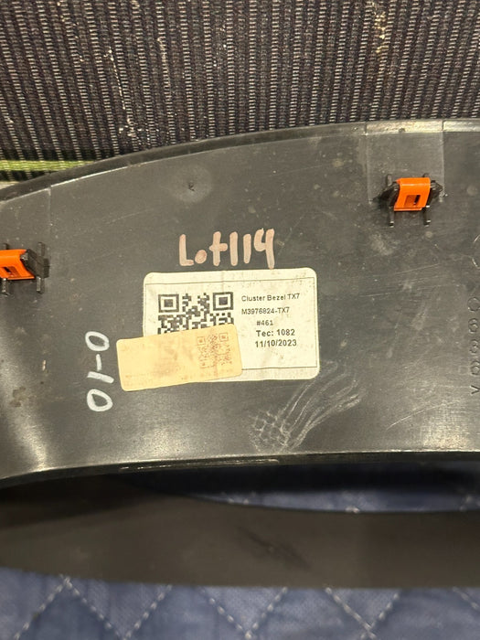 2024 DODGE RAM 3500 LARAMIE INSTRUMENT GAUGE CLUSTER TRIM BEZEL OEM