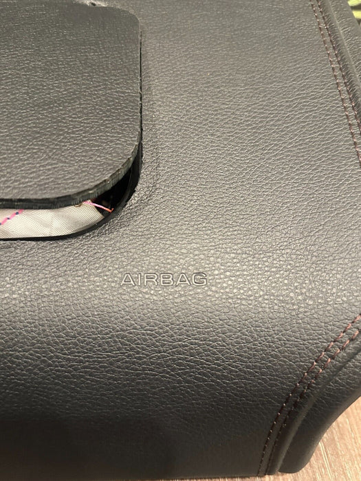 2017-2019 FORD F250 F350 PASSENGER RIGHT DASH TOPPER PAD COVER BROWN STITCH OEM