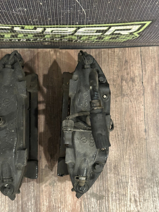 2014 Audi R8 SPYDER FRONT REAR BRAKE CALIPER SET OEM