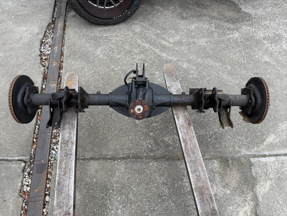 2021 RAM 1500 TRX 6.2L REAR AXLE ASSEMBLY 35K MILES *BENT* 4X4 3.55 RATIO