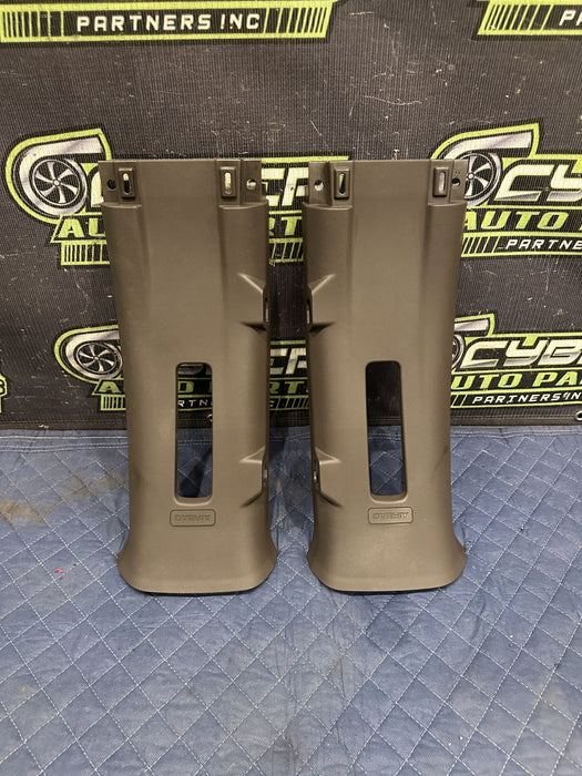 2017-2019 FORD F250 F350 KING RANCH BROWN LEFT RIGHT UPPER B PILLARS OEM