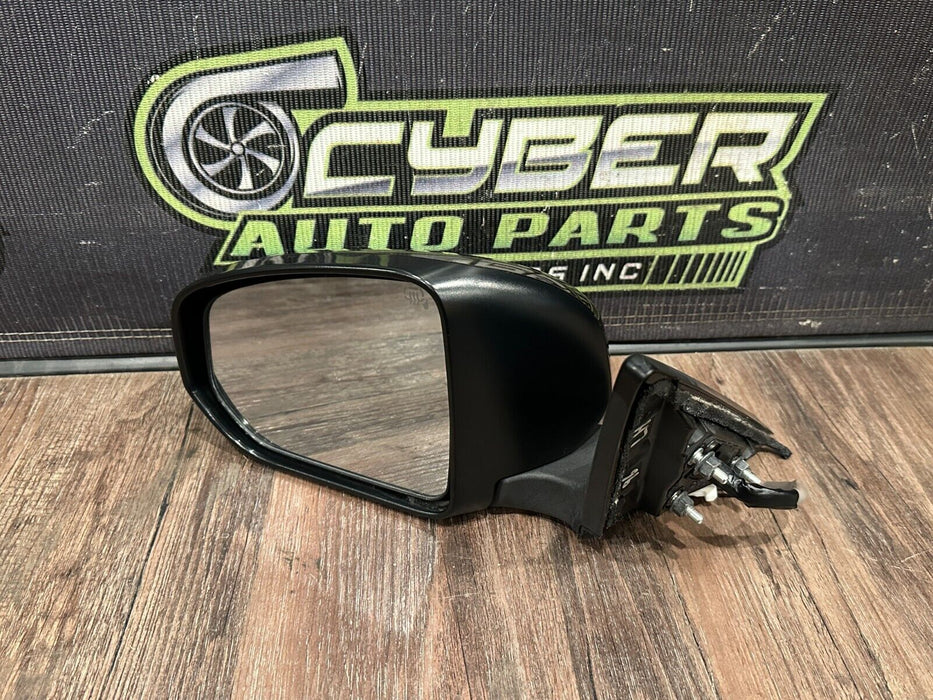 2010 NISSAN 370Z DRIVER LEFT DOOR MIRROR BLACK CHEERY (NAG) OEM