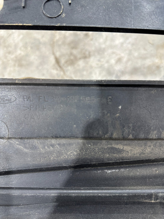 2019 FORD F150 RAPTOR FRONT RADIATOR BAFFLE DEFELCTOR PANEL OEM FL34-19E525-AE