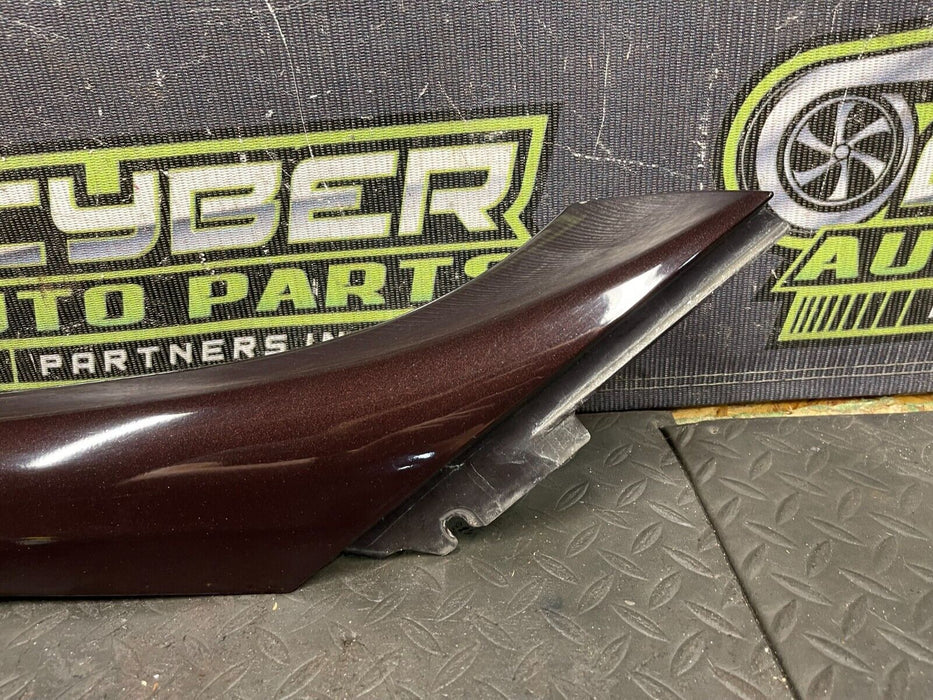 2011 NISSAN 370Z CONVERTIBLE PASSENGER EXTERIOR A PILLAR TRIM PURPLE *NAG* OEM