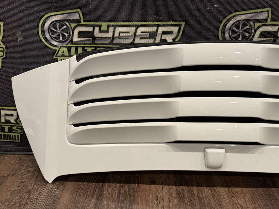 2014 PORSCHE 911 TURBO S 991 WHITE REAR DECK LID ENGINE VENT PANEL OEM