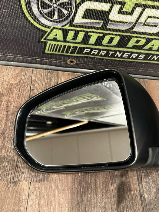 2010 NISSAN 370Z DRIVER LEFT DOOR MIRROR BLACK CHEERY (NAG) OEM