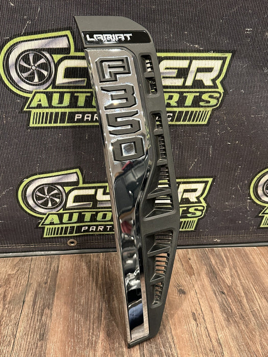 2023-2024 FORD F350 PASSENGER RIGHT CHROME FENDER BADGE EMBLEM OEM