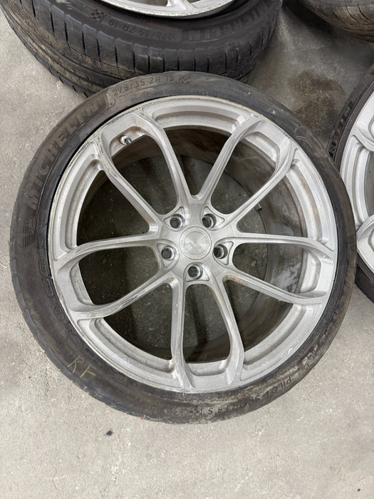 2024 BMW M3 G80 M4 G82 G8X BC FORGED WHEELS RIMS TIRES 5X112 *DAMAGE*