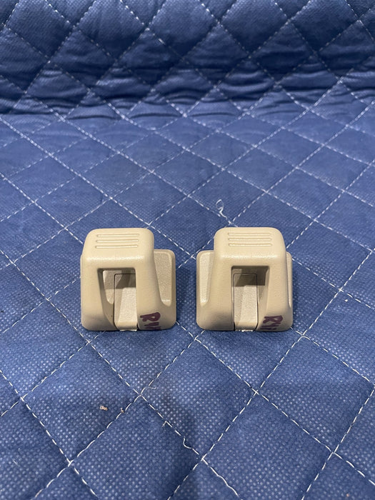 2017-2019 FORD F250 F350 F450 LARIAT TAN HEADLINER COAT HOOKS OEM