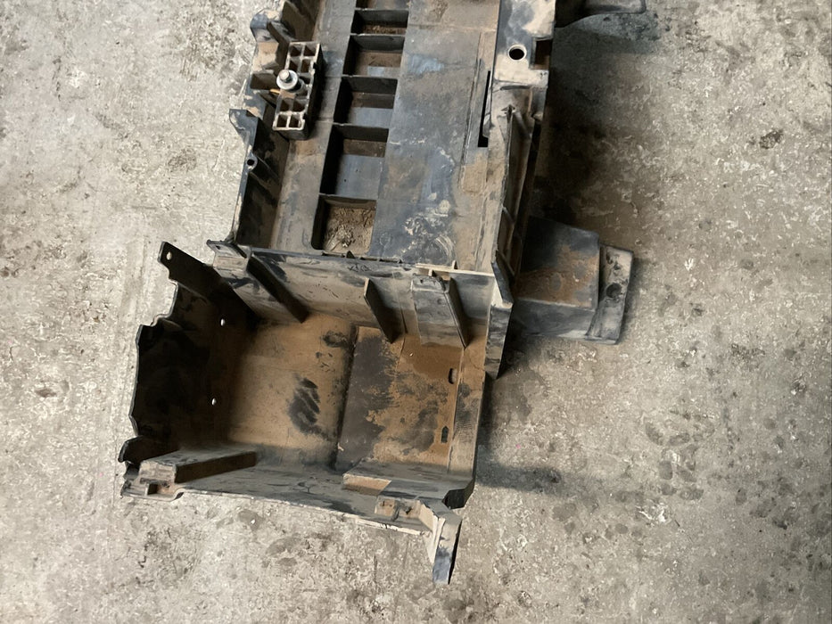 2017 RAM 3500 LARAMIE DIESEL 6.7L LEFT DRIVER BATTERY TRAY OEM 2013-2018~DAMAGE~