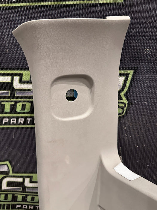 2017 NISSAN TITAN XD RESERVE REAR RIGHT UPPER C PILLAR TRIM OEM