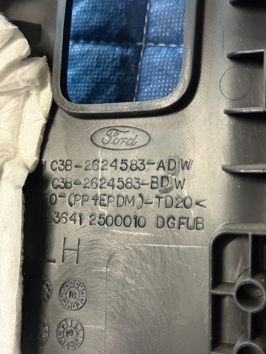 2017-2022 FORD F350 F450 PLATINUM BLACK REAR LEFT RIGHT UPPER B PILLAR SET OEM