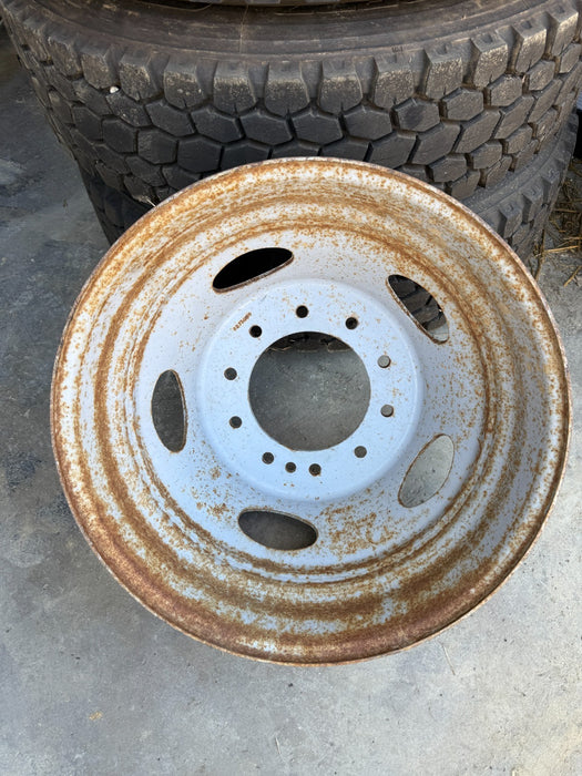 FORD F450 F550 RAM 4500 5500 19.5X6 STEEL RIM OEM GENUINE 10 LUG 10 X225