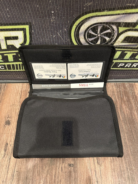 2016 NISSAN TITAN OWNERS MANUAL BOOKLET SET OEM