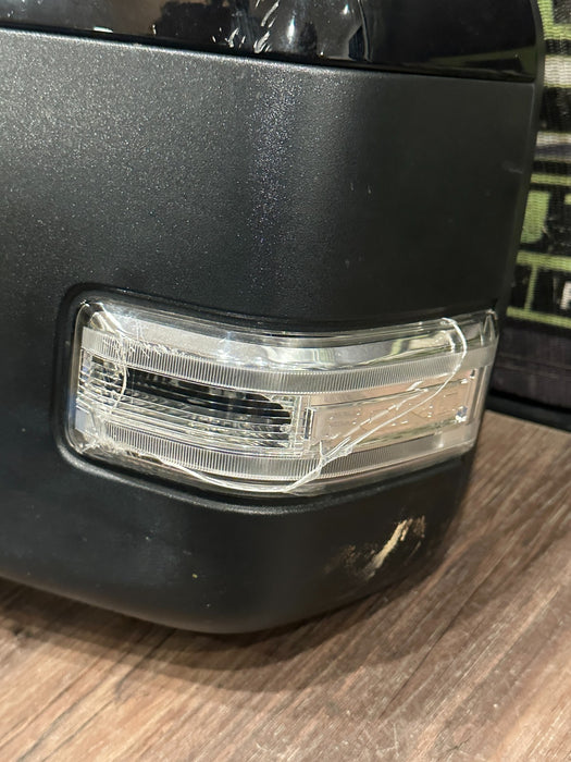 2023-2026 FORD F250 F350 F450 LEFT TOW MIRROR W CAMERA OEM BLK (UM) *FLAWS 6-10*