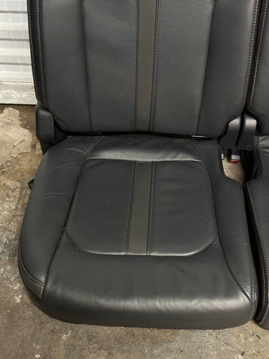 2020 2021 2022 FORD F250 F350 F450 PLATINUM REAR SEATS BLACK LEATHER OEM *READ*