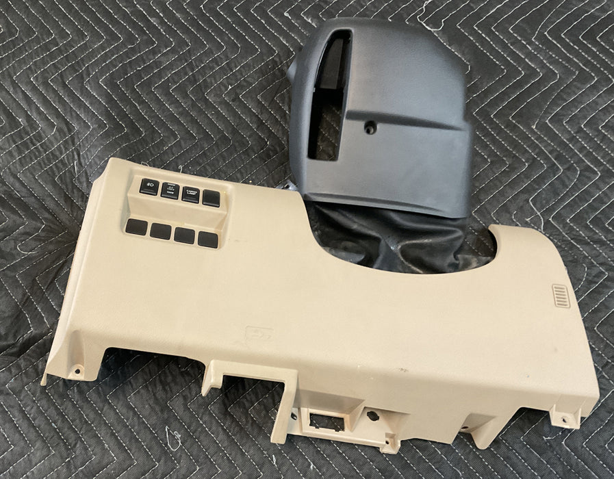 2016 NISSAN TITAN XD LOWER DASH KNEE PANEL TRIM W/ UNDER STEERING WHEEL TRIM