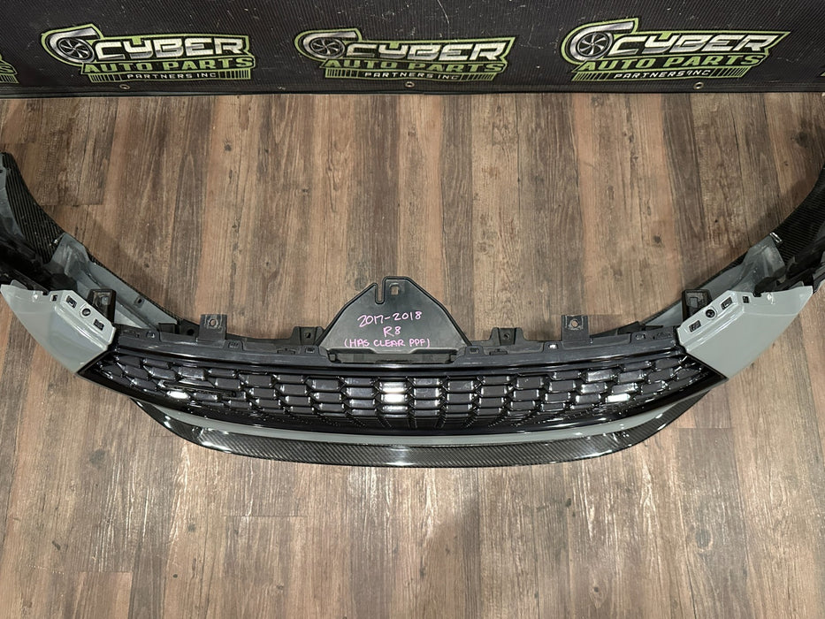 2017-2018 R8 FRONT BUMPER OEM *CLEAR PPF ALL OVER*