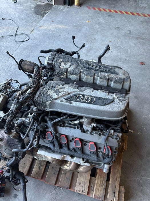 2014 AUDI R8 5.2L V10 ENGINE MOTOR LONG BLOCK ASSEMBLY 31K MILES