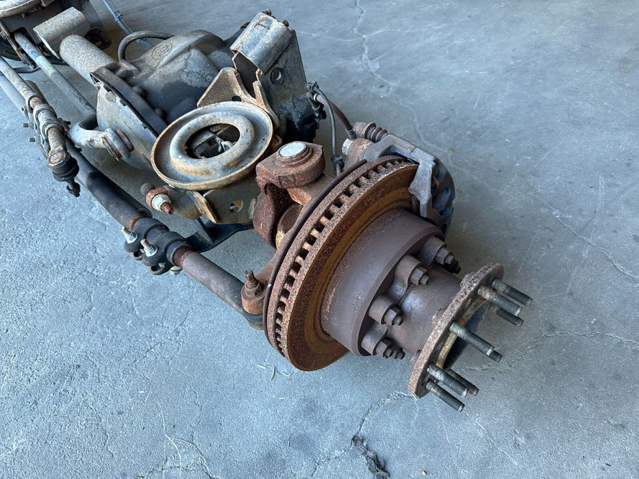 2012 RAM 3500 DUALLY DRW FRONT AXLE ASSEMBLY 4X4 32K MILES 4.10 RATIO 2010 2011
