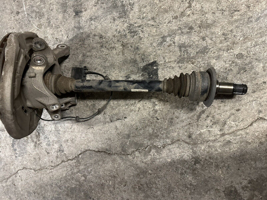 2011 BMW 550i F10 XDRIVE REAR DRIVER SIDE LEFT SPINDLE KNUCKLE AXLE SHAFT OEM