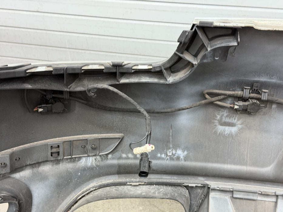 2014 PORSCHE 911 991 TURBO S REAR BUMPER W/ DIFFUSER MINT WHITE COMPLETE OEM