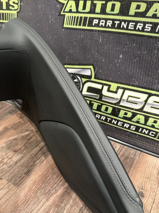 2017-18 AUDI R8 PLUS SPYDER DRIVER LEFT LEATHER COVERFRAME PANEL OEM 4S1 858 970