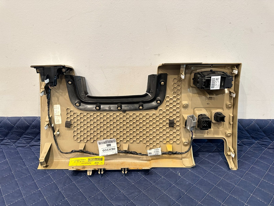 2017-2019 FORD F250 F350 F450 LARIAT TAN DRIVER KNEE HEADLIGHT SWITCH TRIM OEM