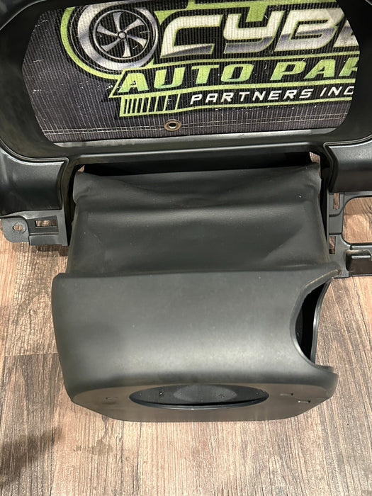 2023-24 FORD F350 STEERING COLUMN TRIM W CLUSTER SURROUND BEZEL OEM *SCUFFS #7*